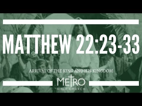 Matthew 22:23-33 - Ridiculous Resurrection - Rodney C. Brown Jr.