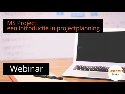 MS Project: een introductie in projectplanning