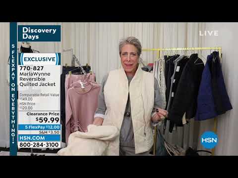 MarlaWynne Reversible Quilted Jacket