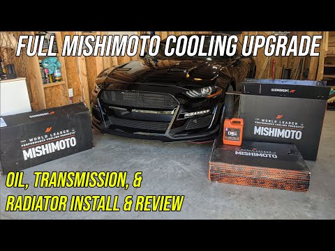 Mishimoto Cooling Upgrade (Radiator, Transmission, Oil) Install and Review - 2019 Mustang GT