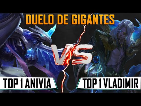TOP 1 ANIVIA WORLD VS ELITE500 - TOP 1 VLADIMIR VS TOP 1 ANIVIA