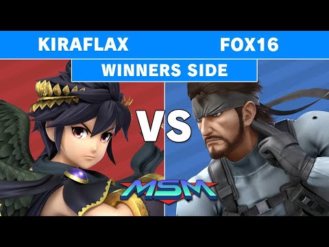 MSM 225 - Kiraflax (Dark Pit) Vs Fox16 (Snake) Winners Pools - Smash Ultimate