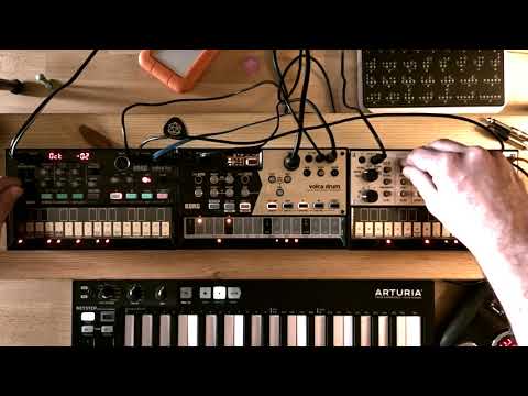 Korg Volca Drum/Keys/FM ambient electronica jam