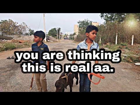 Dog 🐕 With boys || Maa inti visheshalu || written by veekshith kamshetty ||