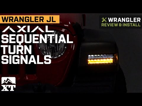 Jeep Wrangler JL Axial Sequential LED Parking/Turn Signal Lights Review & Install