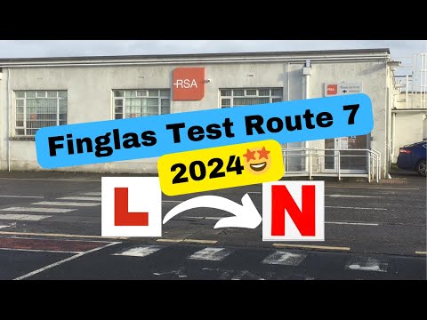 Finglas Driving Test Route 2024-Route 7