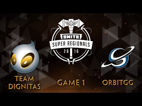 SMITE Super Regionals Day 4 - Team Dignitas vs. OrbitGG (Game 1)