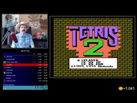 Best of NES Big 20 #18 - Tetris 2, Mega Man 4, Jurassic Park, Dragon Warrior 4, Friday the 13th, etc