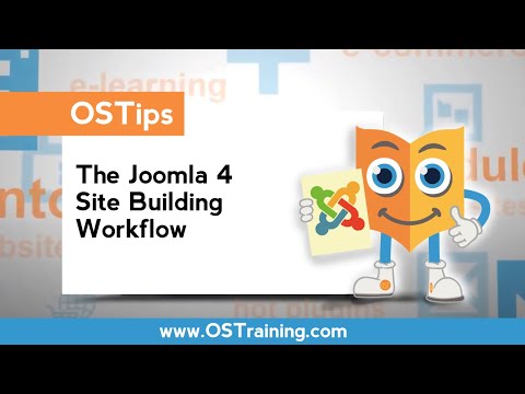 The Joomla 4 Site Building Workflow