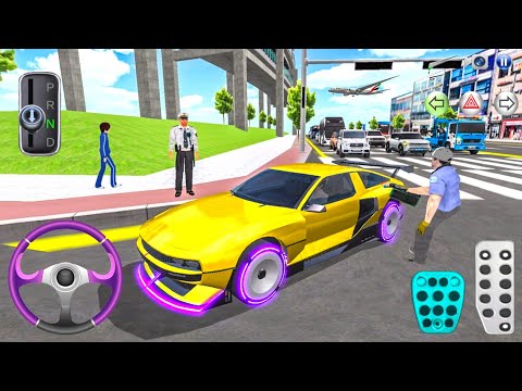 New Hyundai Golden Racing Car Super Crazy driving - 3D Driving Class - Android iOS gameplay 3D