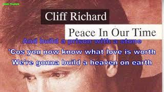 Cliff Richard - Peace in our time (Instrumental, BV, Lyrics, Karaoke)