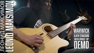 Video thumbnail for Warwick Alien Standard - Solid Spruce Top - DEMO WITH LEONID MAKSIMOV by Framus & Warwick