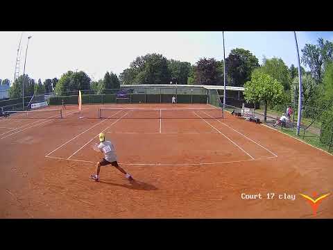 Slamstox College Tennis Showcase 2023 - Pepijn Langras vs. Tijn van Gorkom