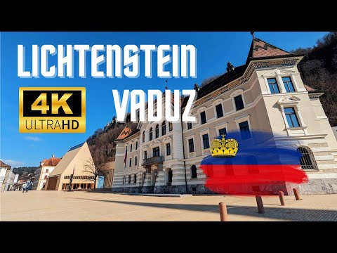 Vaduz, Liechtenstein | TOP DESTINATION walk around the capital of the world wealthiest country 4K