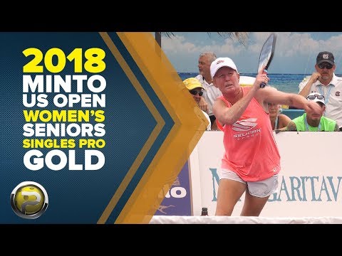 Pro Senior Women's Singles Gold Medal Match from the Minto US Open Pickleball Championships 2018