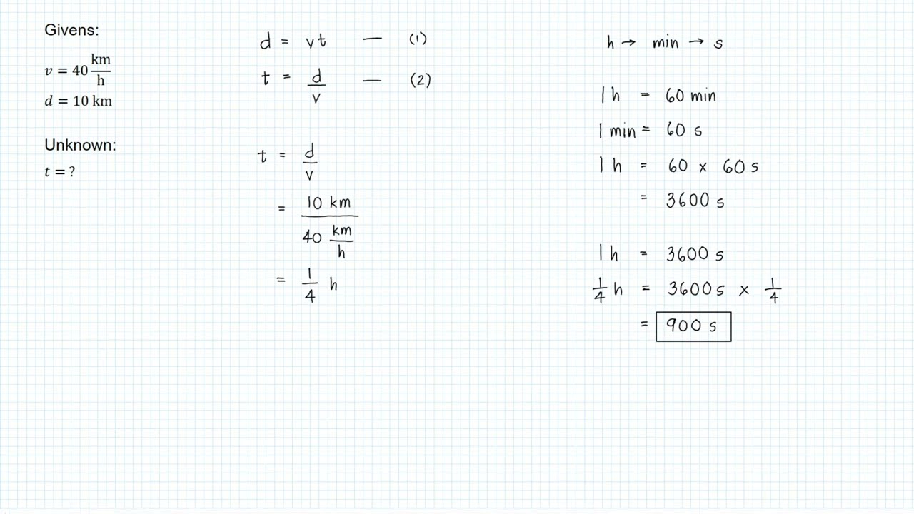 A motorcycle is moving at a constant speed of 40 km/h. How l Quizlet