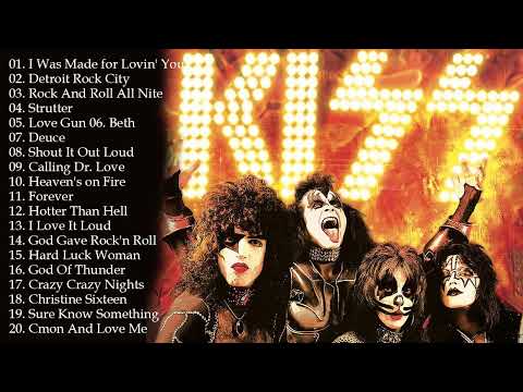 K I S S Greatest Hits Full Album 2022 || K I S S Best Song Playlist