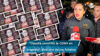 Hallan propaganda contra Claudia Sheinbaum en oficinas de la alcaldía Cuauhtémoc