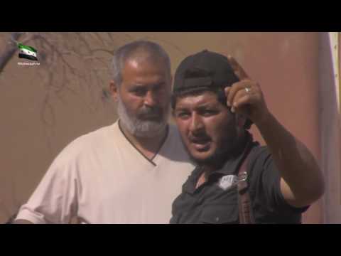 استهداف مقرات النظام بقذائف الهاون من قبل لواء المعتصم بالله في مدينة درعا