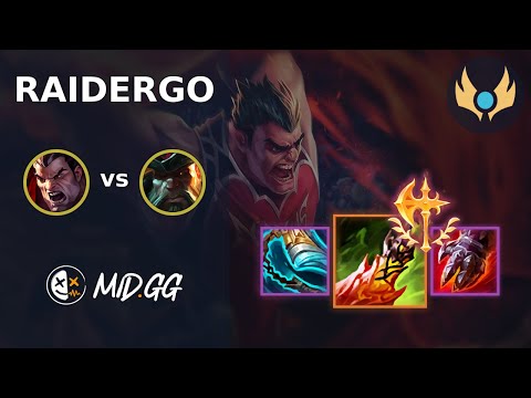 MID.GG: [ RaiderGO ] Darius TOP vs Gangplank | EUW CHALLENGER | LOL Season 2024