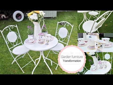 How to paint garden furniture