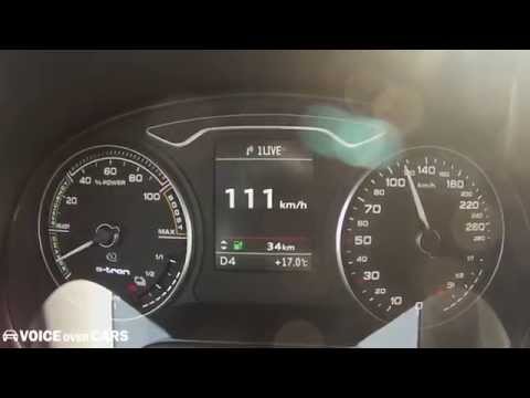 2015 Audi A3 e-tron 0-100 km/h - Beschleunigung Tachovideo Acceleration