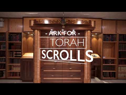 Ark for Torah Scrolls created by Shalom Zargari