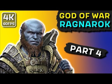 God of War: Ragnarok Part 4 - BROK & SINDRI! | 4K Walkthrough | PS5 Let's Play Gameplay Full Game