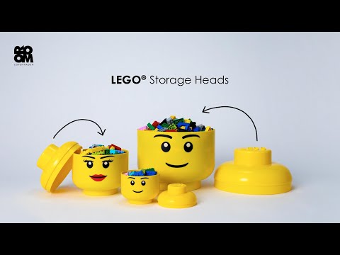 LEGO® dėžutė - didelė minifigūrėlės galva (mergina) 40321725 video