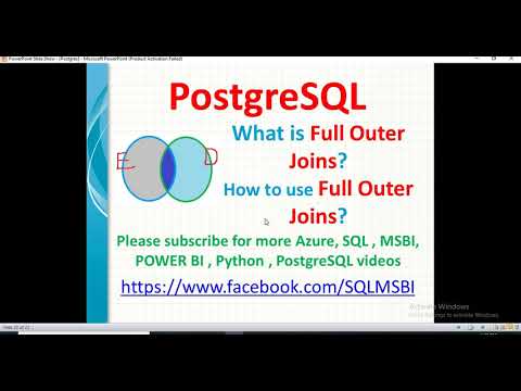 Postgresql Tutorials | Full Outer Joins in Postgresql | postgres joins examples