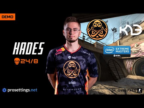 ENCE hades (24/2/8) vs K23 - de_overpass - 16-3 - POV DEMO & SETTINGS