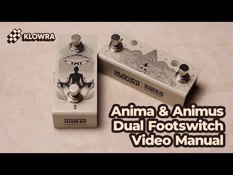 Klowra Anima Dual Footswitch Vertical