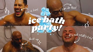 ICE BATH PARTY | ICE BATH VLOG | COLD WATER IMMERSION