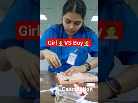 iv cannula procedure | medical student practice iv cannula | medical | funny video life #shorts