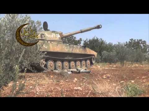 استهداف تجمعات قوات النظام في مطار حماة العسكري بواسطة قذائف الفوذديكا من قبل غرفة عمليات بدر الشام