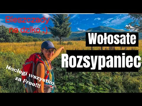 Tarnica przez Rozsypaniec i Halicz z Wołosatego Kamperem na dziko w Bieszczady, vanlife Polska