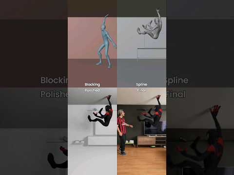 Find the difference in this animation process Pt??? #animation #spiderman #animación