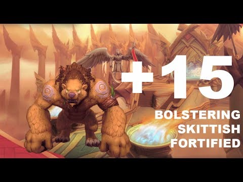 LOOT! - Halls of Valor Mythic+15 Percent Guide (Bolster/Skittish/Fortified) Guardian Druid PoV