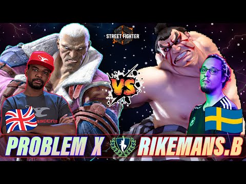 SF6 🔥 M.Bison ♦ Problem X  VS  Rikemansbarnet ♦ E. Honda 🔥 Best High Level Gameplay ♦
