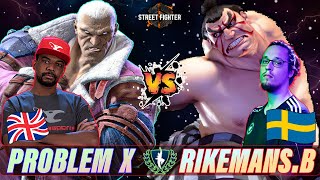 Download lagu SF6 🔥 M.Bison ♦ Problem X  VS  Rikemansbarnet ♦ E. Honda 🔥 Best High Level Gameplay ♦ mp3