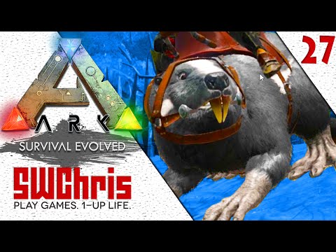 INSANE 112 GIANT BEAVER / CASTOROIDES TAME Patch 236 :: ARK Survival Evolved Gameplay IronMine S2E27