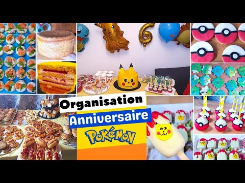 Organisation Anniversaire de A à Z de mon Fils au thème de POKÉMON