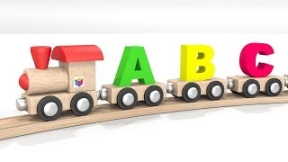 Download lagu ABC song nursery rhyme: learn letters with toy alphabet train! Educational 3d cartoon for children mp3