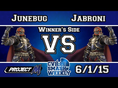 Cville Smash - LS | VGz | Junebug (Ganondorf) Vs Jabroni (Ganondorf) - Winners Bracket - Project M