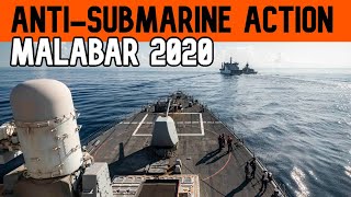 Quad Malabar 2020 Warship Action