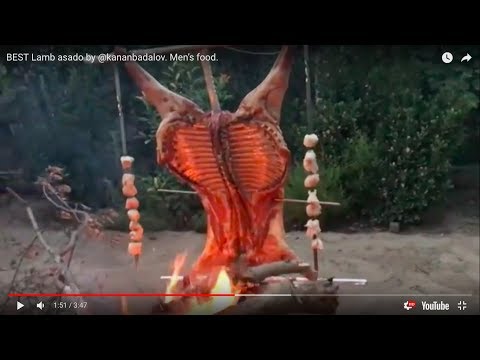 BEST Lamb asado by @kananbadalov. Men’s food.