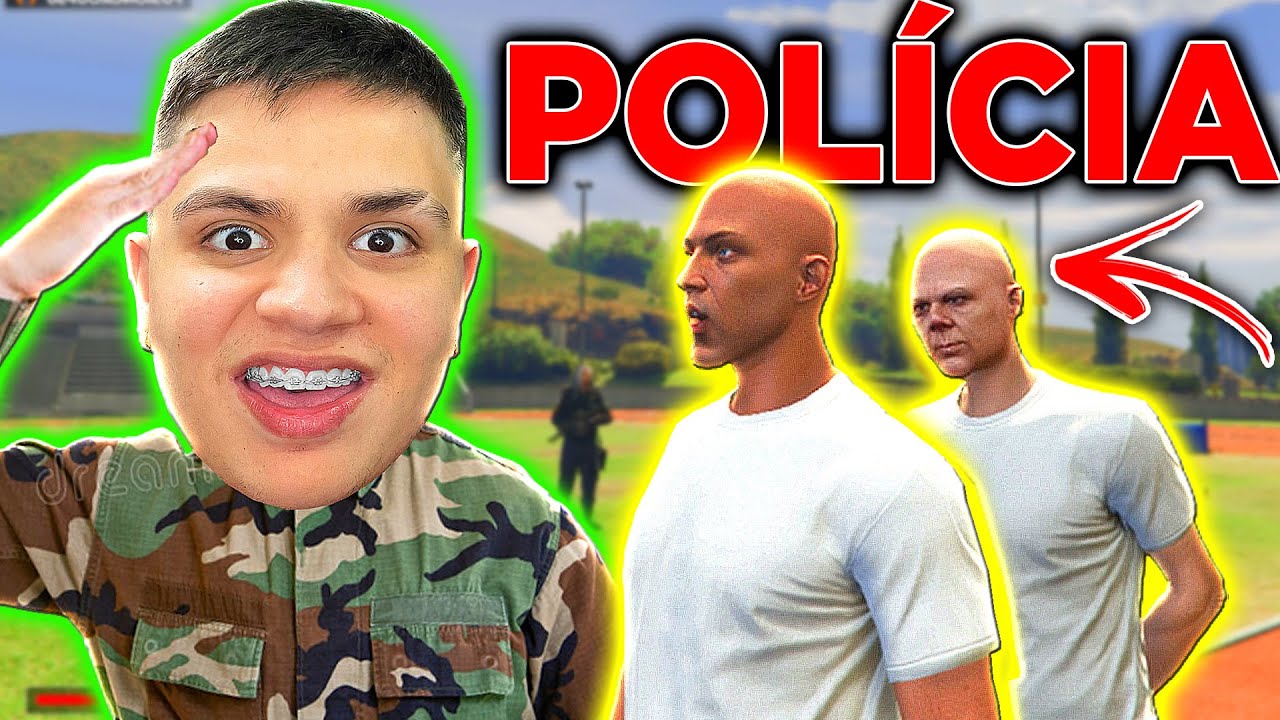 VIREI POLlCIAL M@TADOR no GTA RP 😂 (Paulinho o LOKO)