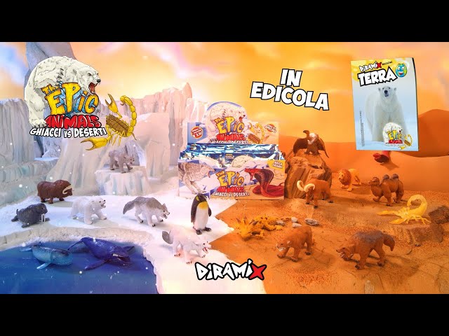 Стретч-іграшка у вигляді тварини Diramix The Epic Animals – Лід проти пустелі