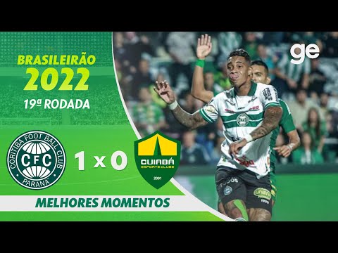 Gols e lances de Coritiba x Cuiabá