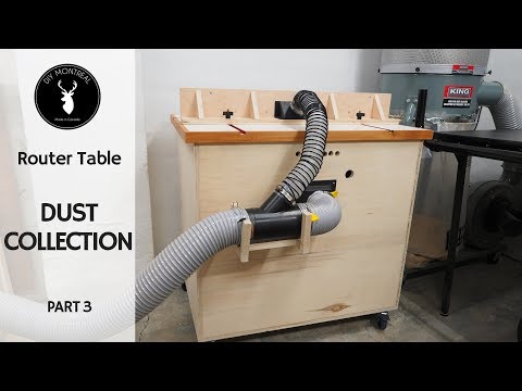 Dust Collector Hood for Router Table 